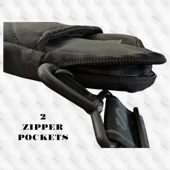 Guess Black Laptop Bag with Quilted Texture and Adjustable Strap - Picture 4 of 10